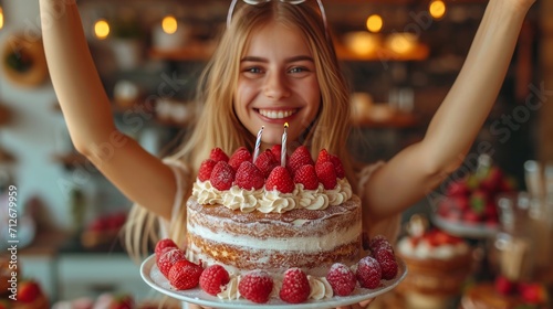 Birthday celebration with cake  Birthday special day