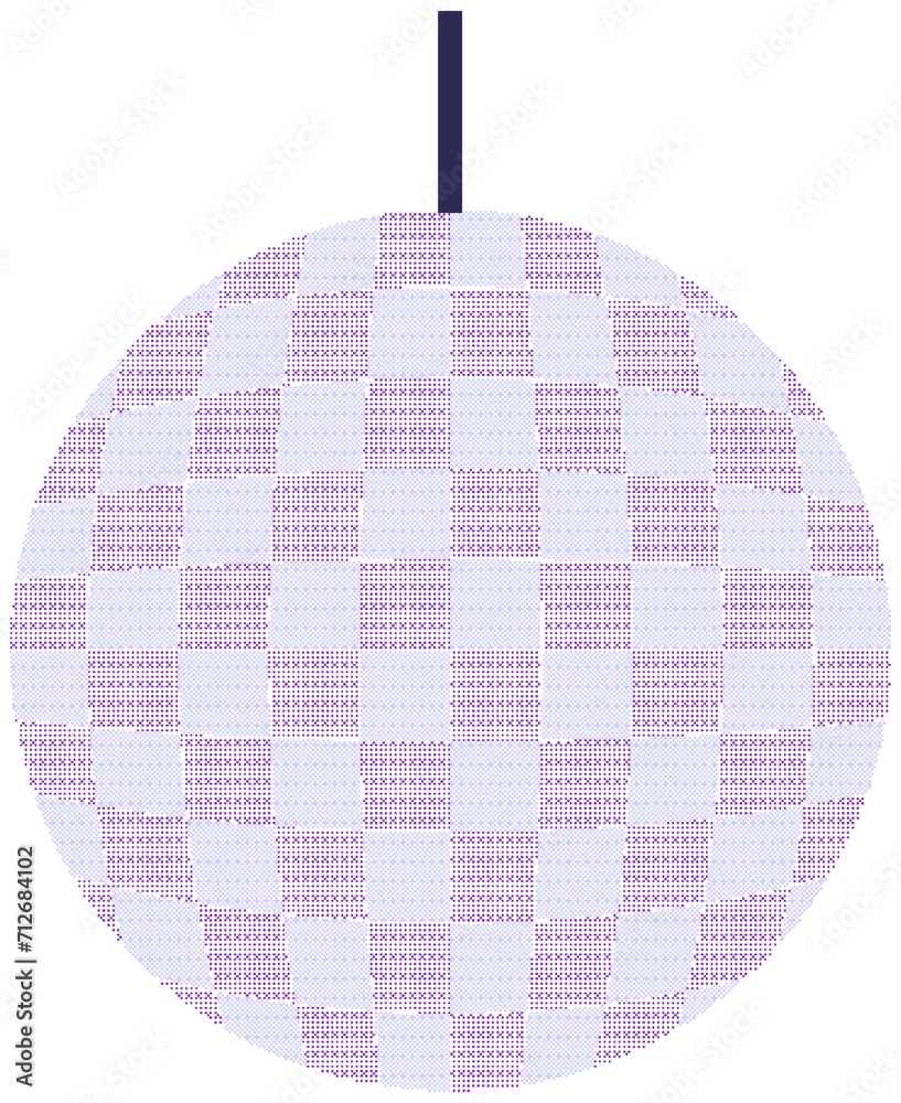 PNG disco ball element. Pixel disco ball isolated PNG disco ball element. Pixel disco ball isolated