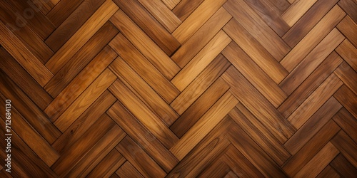 Parquet floor  brown  zigzag pattern  background