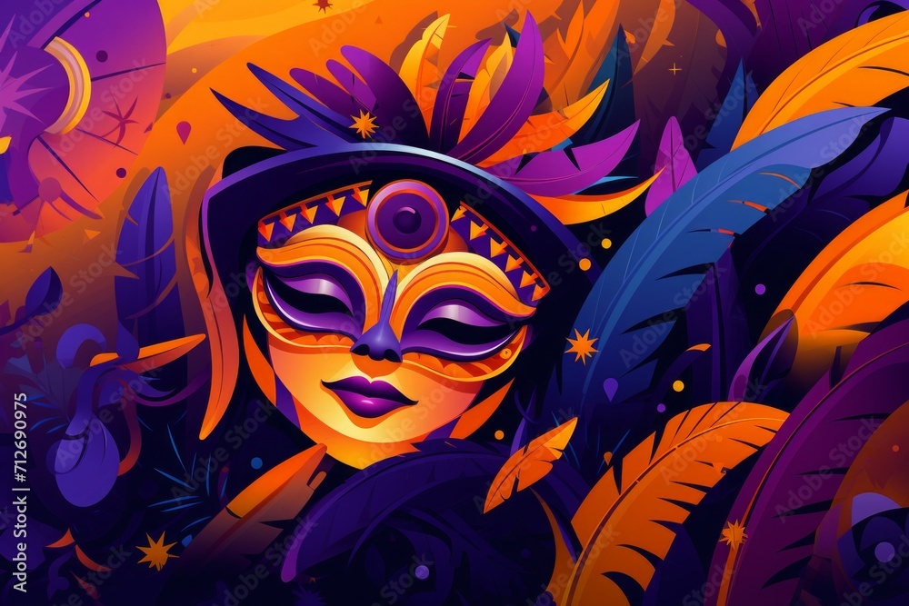 Gradient carnaval de barranquilla background Gradient carnaval de barranquilla background