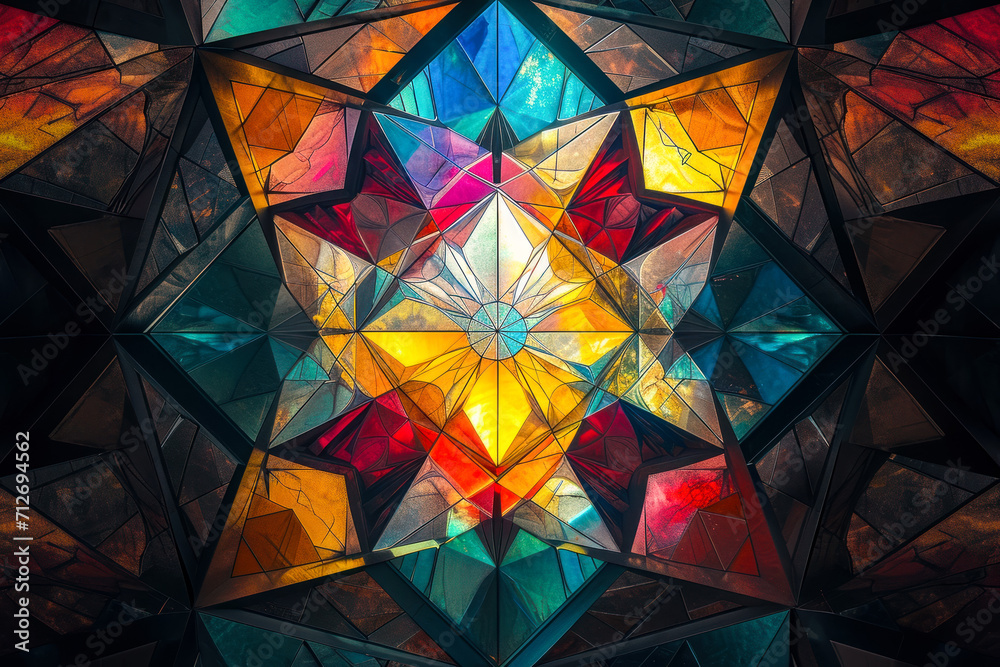 abstract multicolored fractal. abstract multicolored fractal.