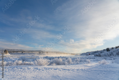 winter landscape with snow © Johannes Jensås