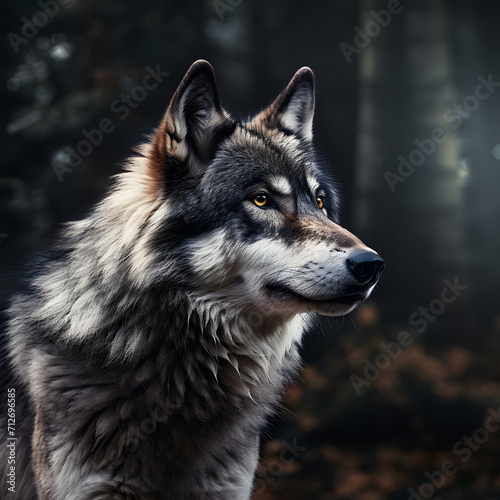 wolf in the woods © VALTER