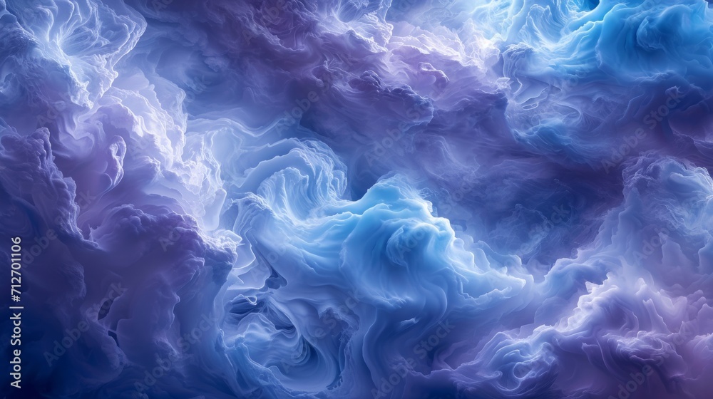 Obraz premium Blue and Purple Background With Clouds