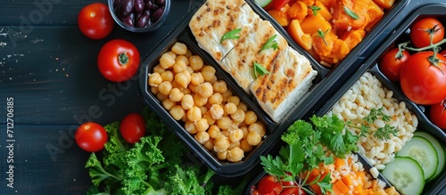 Wallpaper Mural Unhealthy school lunch box. Torontodigital.ca