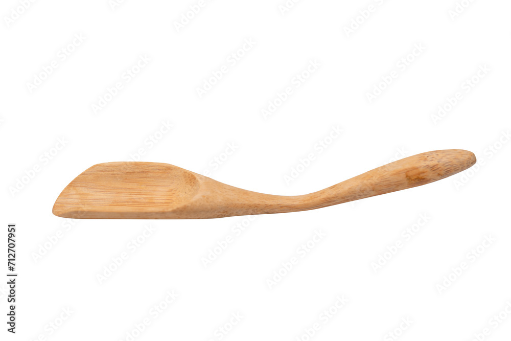 Wooden spatula for spices, tea isolated on a white background. Wooden spatula for spices, tea isolated on a white background.