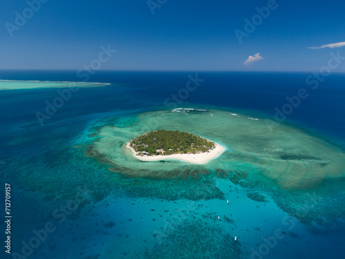 Tropical island in Fiji
