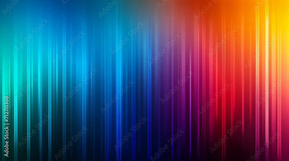 Rainbow abstract gradient background decomposed into vertical color lines , Generate AI