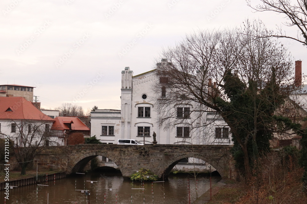 river and bridge and buildings river and bridge and buildings