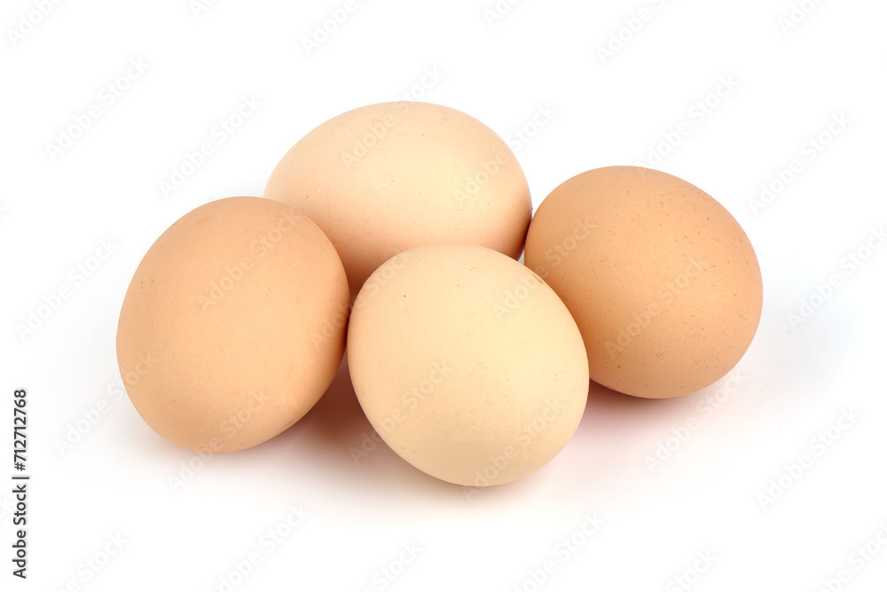 Eggs, isolated on white background. Eggs, isolated on white background.