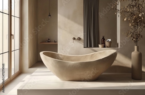 an image of a modern bathtub inside a bathroom