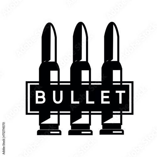 ammunition bullet logo vector illustrator design