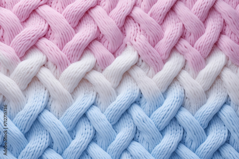 Close-up of multi-colored knitted fabric as a background