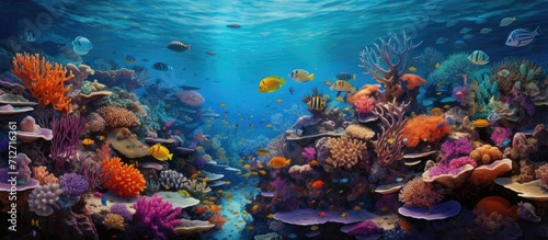 Red Sea's marine ecosystem. © TheWaterMeloonProjec