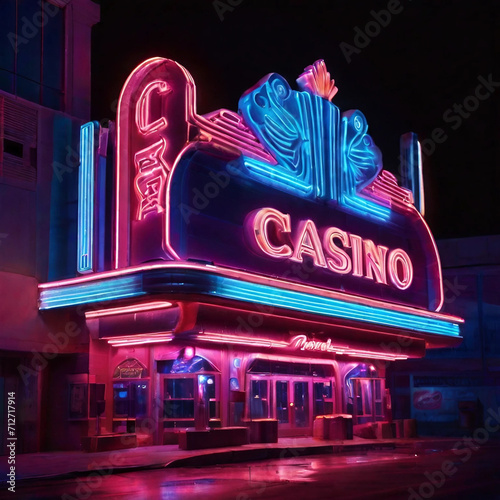 city neon sign