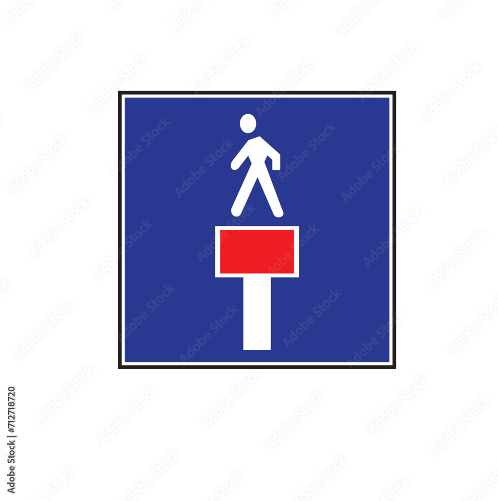Dead end road, pedestrians or cyclists can access it Dead end road, pedestrians or cyclists can access it