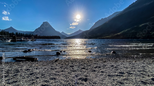 Two Medicine Lake in Glacier National Park photo