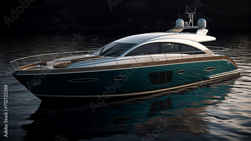 Futuristic Luxury Yacht © LeoArtes
