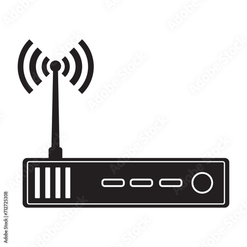 wifi router icon vector illustration design