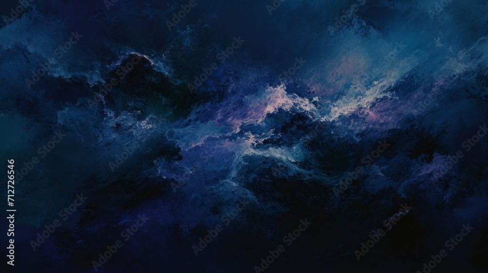 Dark Blue and Purple Background With Clouds