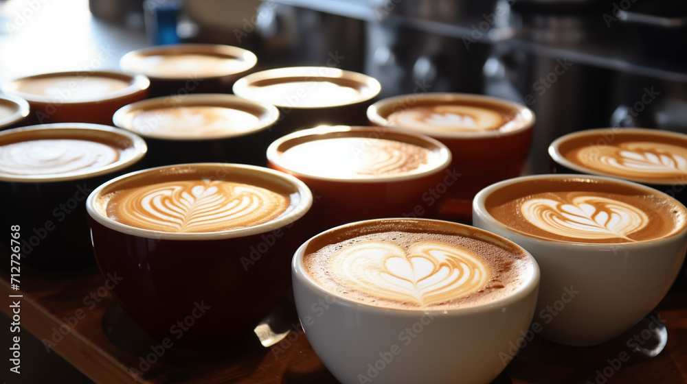 Tasse de café ou cappuccino. Boisson chaude, ambiance chaleureuse et relaxante. Arrière-plan pour conception et création graphique. Tasse de café ou cappuccino. Boisson chaude, ambiance chaleureuse et relaxante. Arrière-plan pour conception et création graphique.