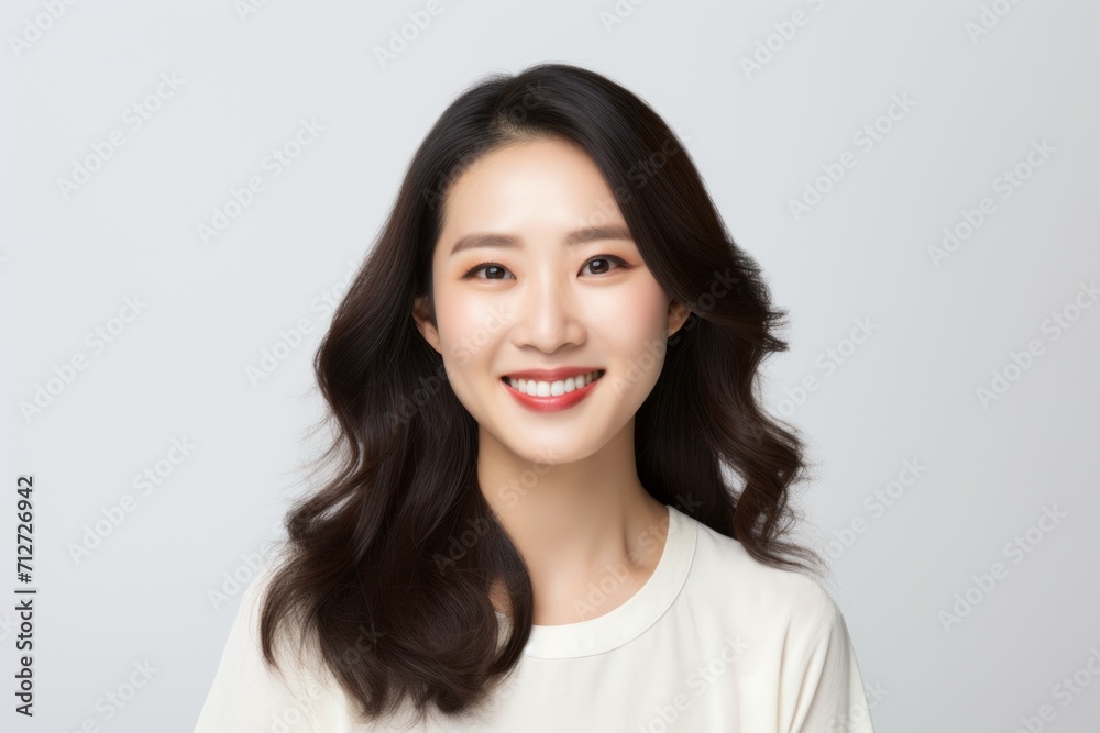 Portrait of beautiful young asian woman with clean fresh skin. Portrait of beautiful young asian woman with clean fresh skin.