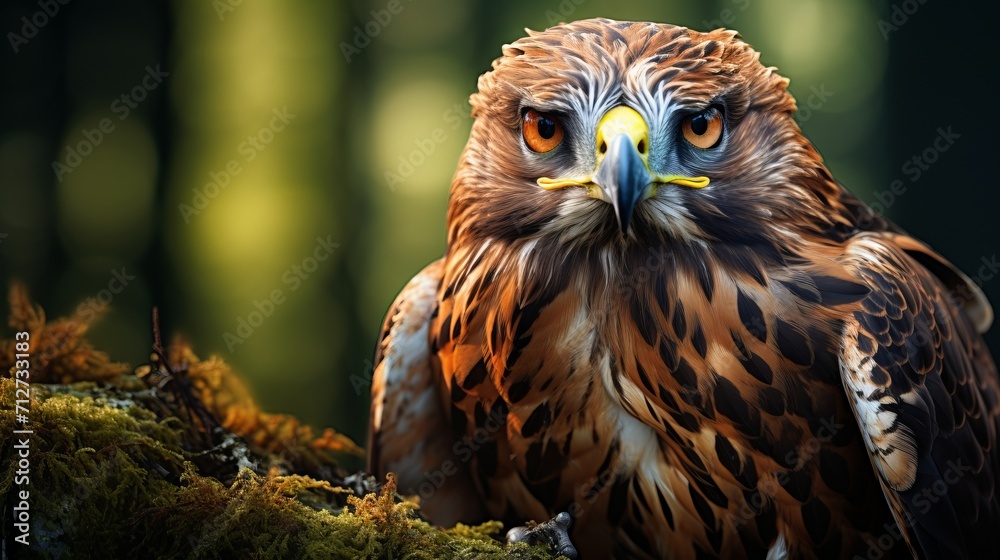 Captivating close up of a wild buzzard in its natural habitat stunning wildlife photography Captivating close up of a wild buzzard in its natural habitat stunning wildlife photography