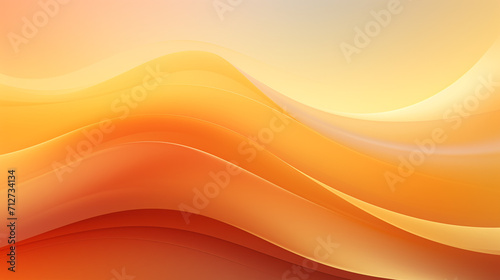 Smooth Warm Gradient Abstract illustration Smooth warm abstract gradient background yellow , Generate AI