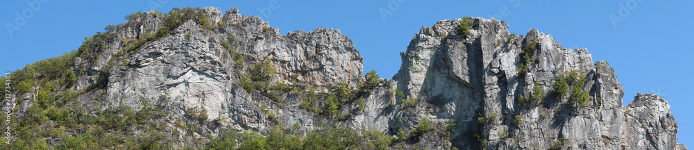 Seneca Rocks, West Virginia Panorama