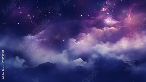 wallpaper background strikes very aesthetic at night, shooting starlight the sky, Generate Ai