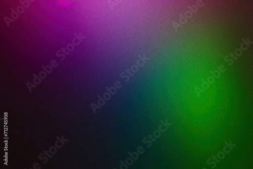 Modern design with a purple, green, and blue glowing grainy gradient background, adding texture and depth to webpage headers, banners, and poster compositions