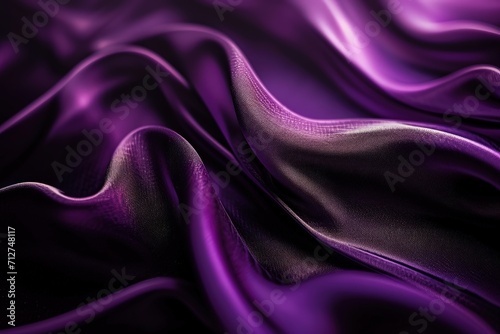 Close Up View of Purple Fabric