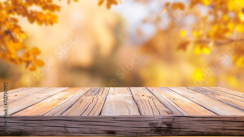 Premium Wooden empty table on the background of the sea  island  forest  autumn and blue sky. Display. Wooden exhibition. Forest  lake  natural  snowy   sea and wine room. High quality landscapes.