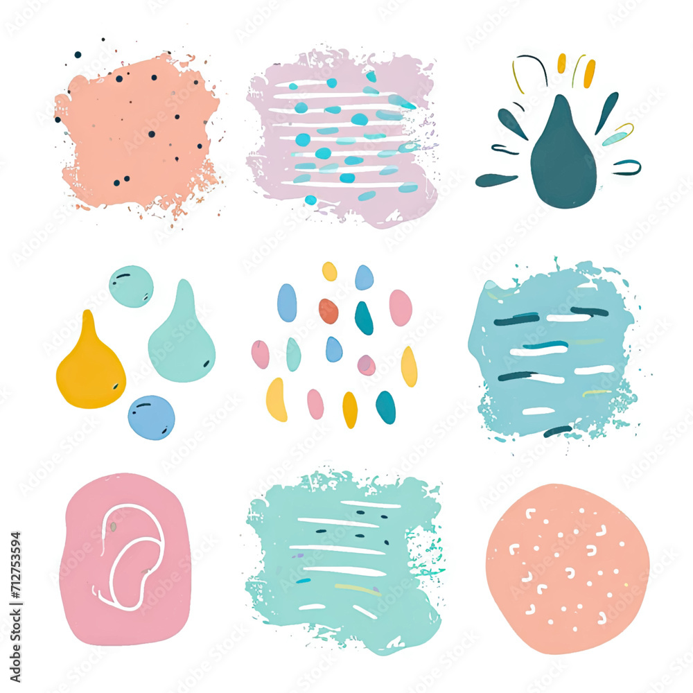 free vector set free hand doodle shape free vector set free hand doodle shape