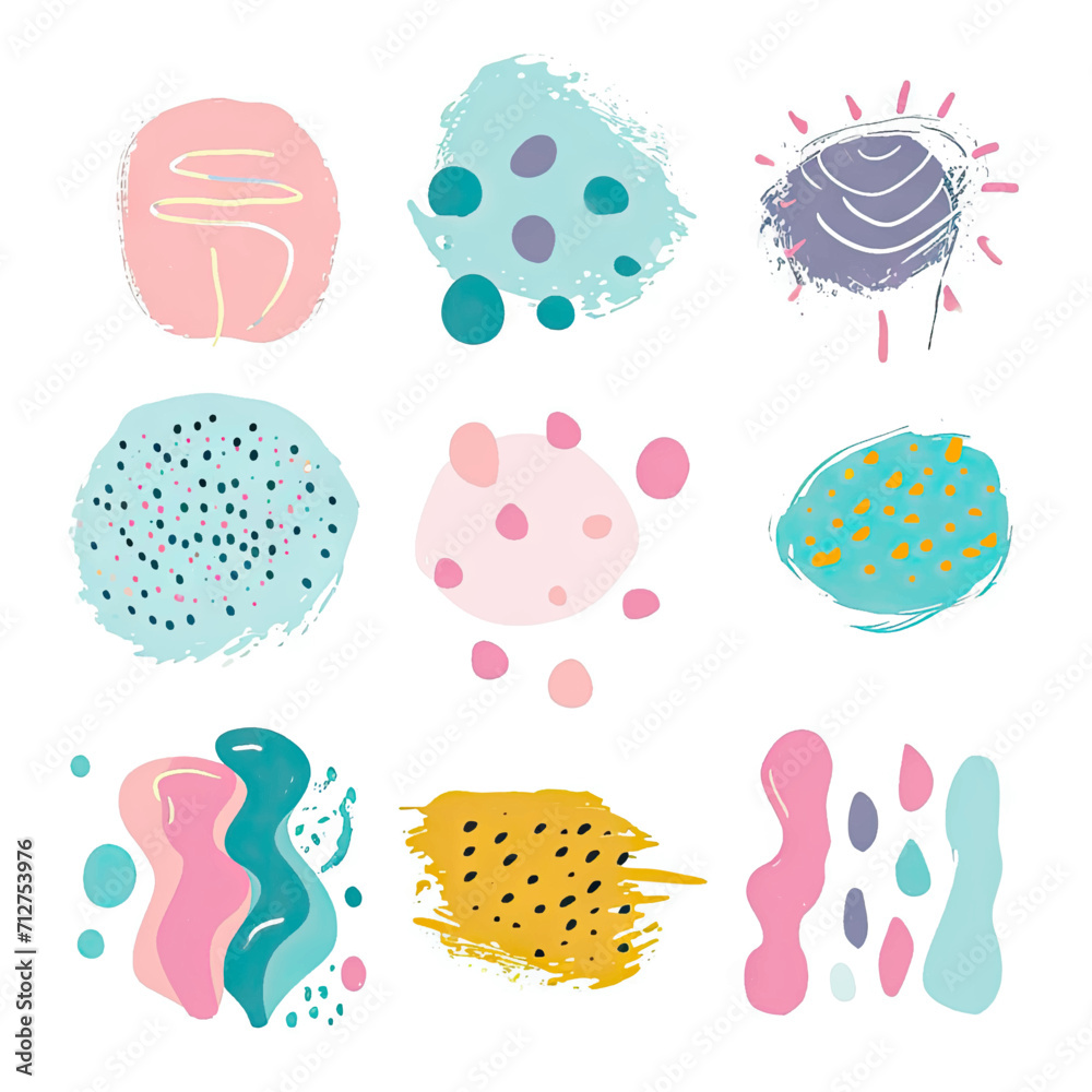 free vector set free hand doodle shape free vector set free hand doodle shape