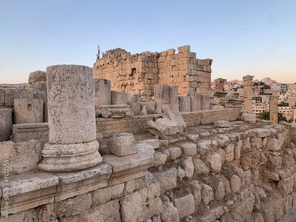 Historical site at Jerash in Jordan