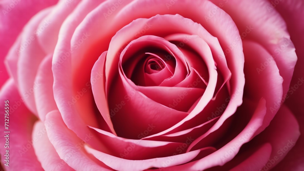 Mother's Day or valentine romantic concept. Top view photo giftbox with ribbon bouquet of roses on pink background with copy space.Ai generative Mother's Day or valentine romantic concept. Top view photo giftbox with ribbon bouquet of roses on pink background with copy space.Ai generative