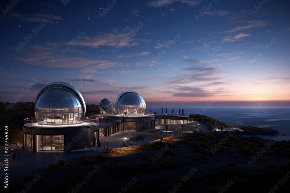 Obraz premium Cosmic Observatory