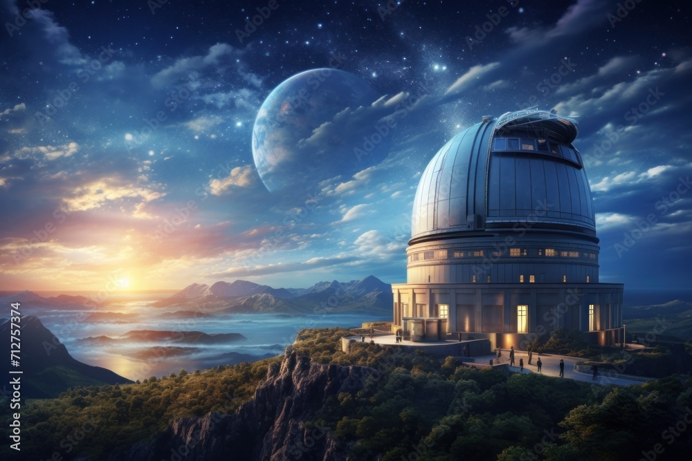 Obraz premium Cosmic Observatory