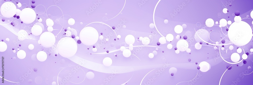 2D pattern white and light purple bubble pattern simple lines