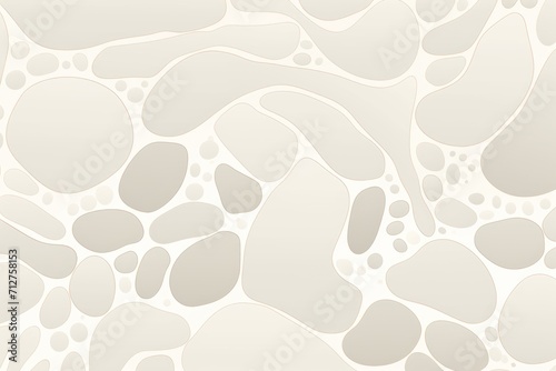 2D pattern white and light sand bubble pattern simple lines