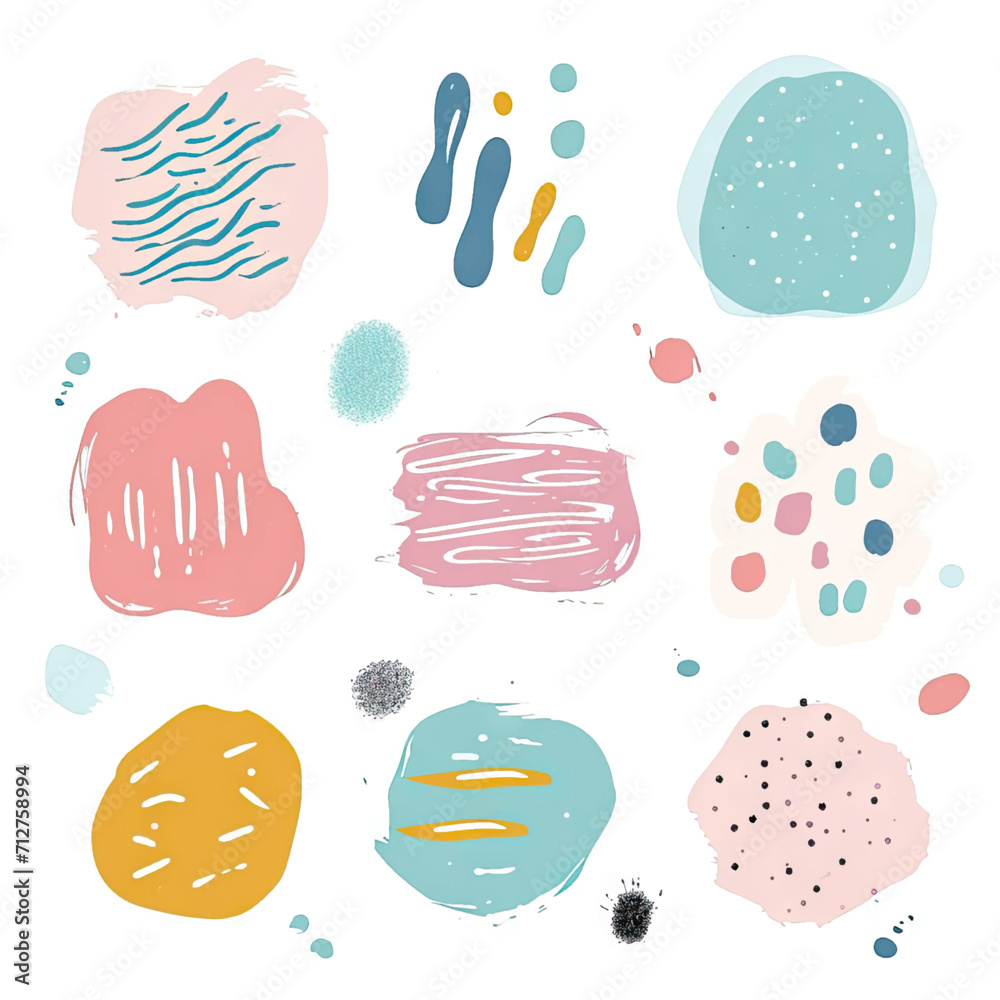 free vector set free hand doodle shape free vector set free hand doodle shape