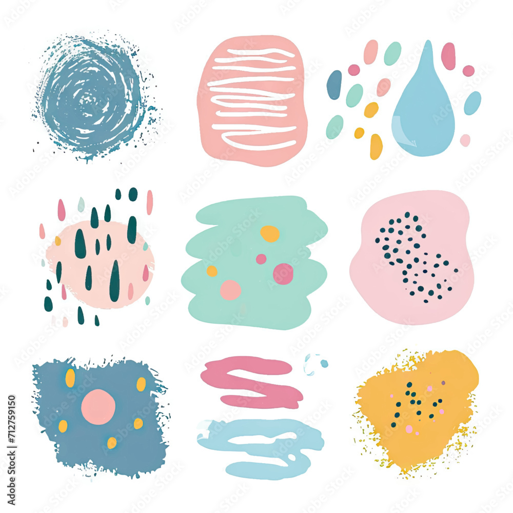 free vector set free hand doodle shape free vector set free hand doodle shape