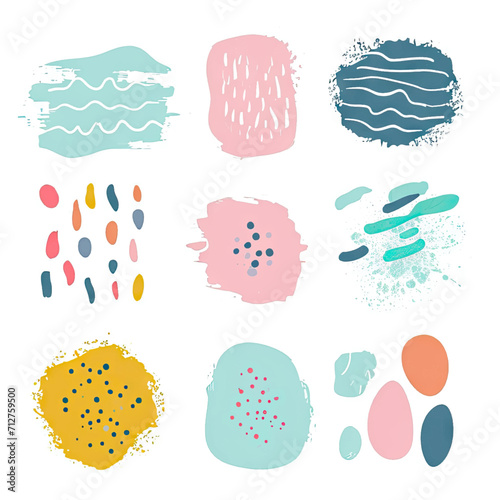 free vector set free hand doodle shape