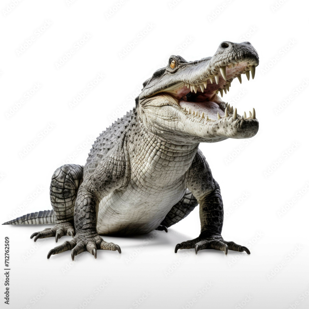 Fototapeta premium Alligator isolated on white background