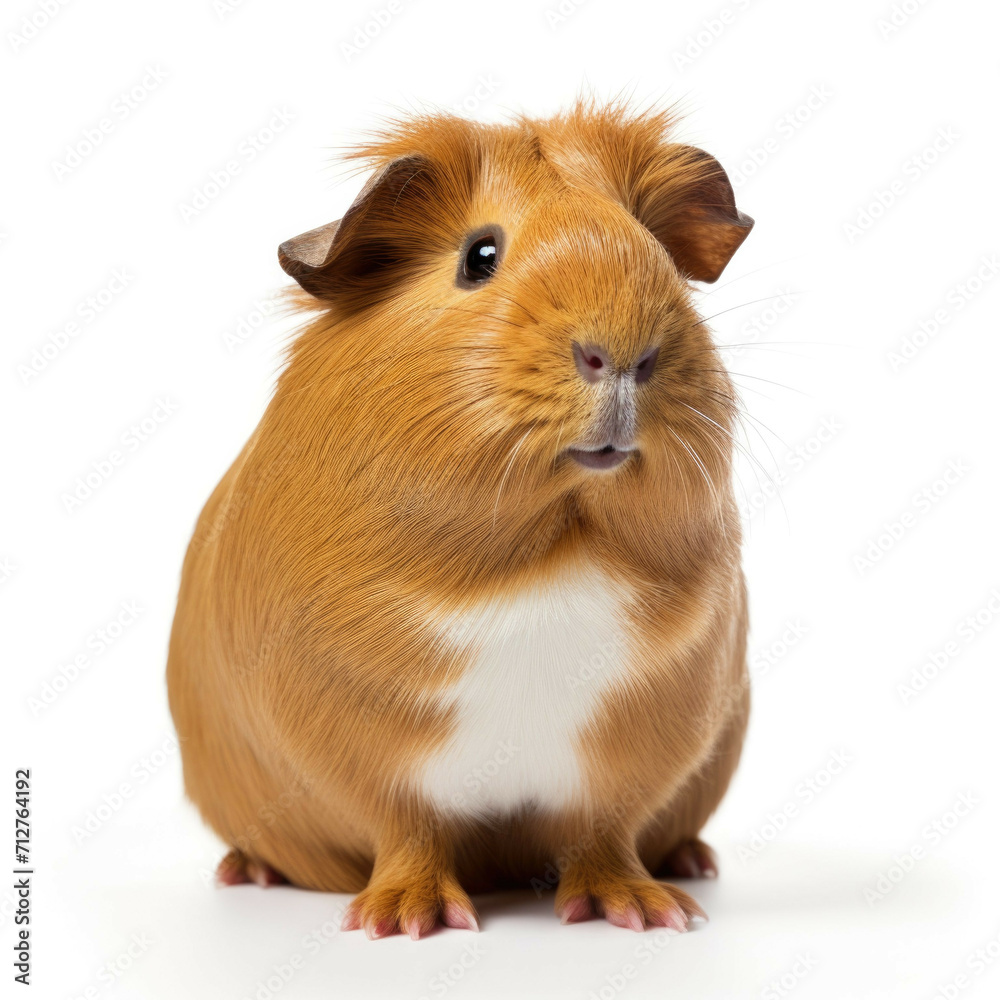 Guinea pig isolated on white background Guinea pig isolated on white background