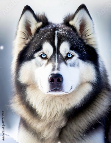 Alaskan Malamute Dog © PixelPusher