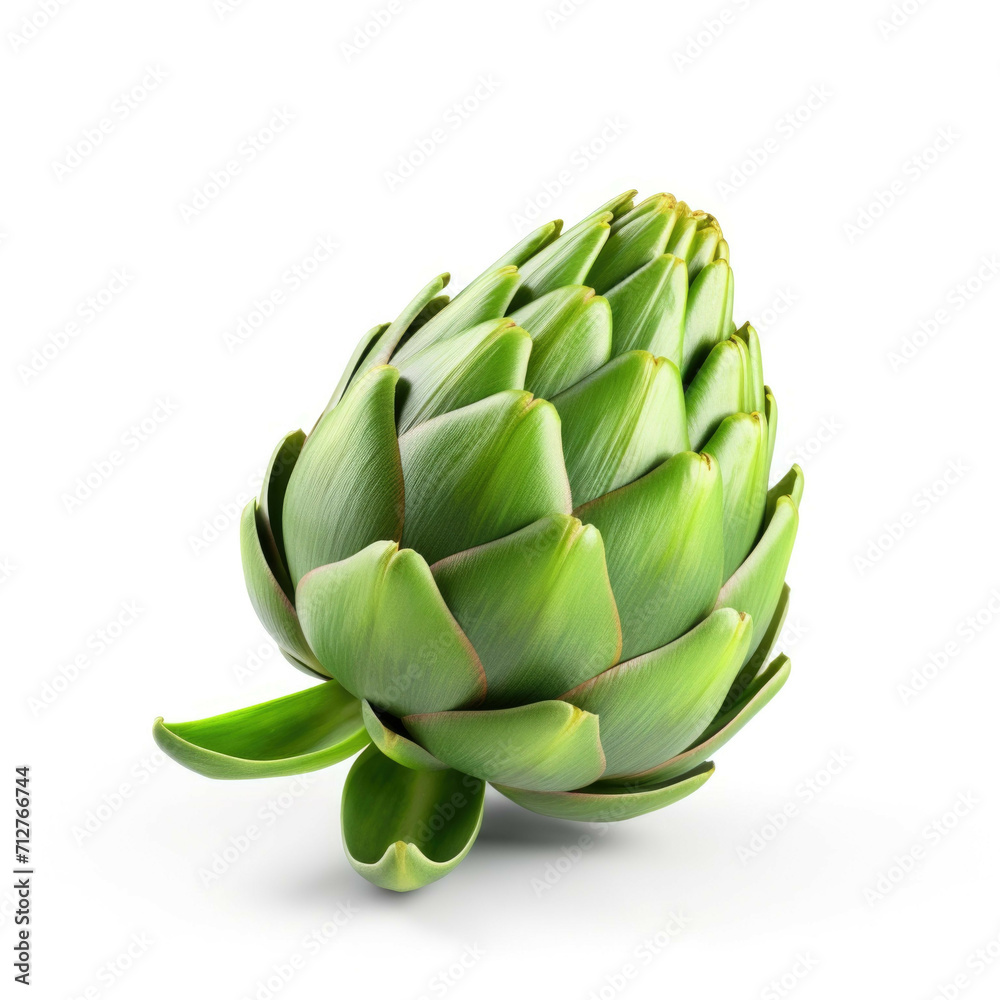 Fototapeta premium Artichoke isolated on white background