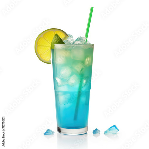 Ocean Breeze Cocktail, isolated on white background