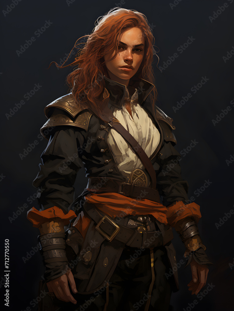 portrait of fantasy character portrait of fantasy character